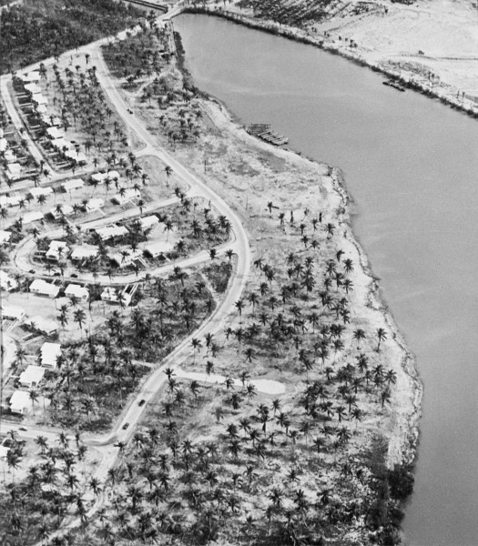 Harbor Drive Hurricane Harbor aerial 1951 